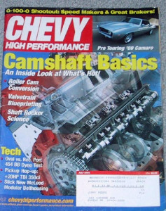 CHEVY HIGH PERFORMANCE 2003 JULY -  GULDSTRAND VETTE*